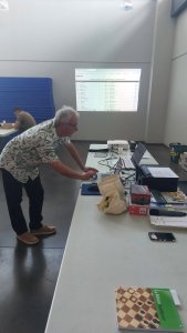 Serge aux manettes de l'arbitrage...s'en est sorti à merveille !