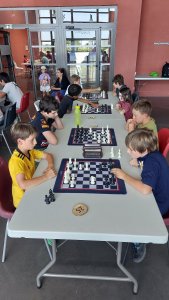Chez les plus jeunes on est aussi très concentré !