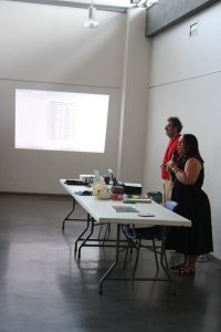 Mme Karine CLEMENT, maire de Naucelle, lance le tournoi