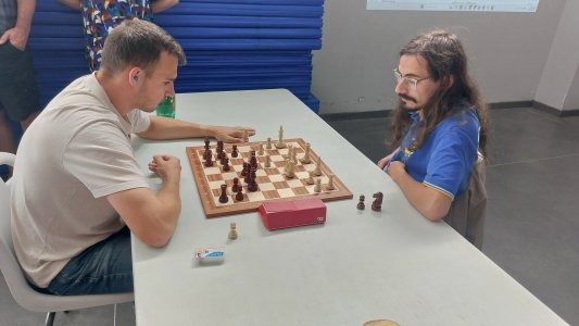 Arnaud 1 vs Benjamin 0 ... et au final, 3 joueurs à 6 points !